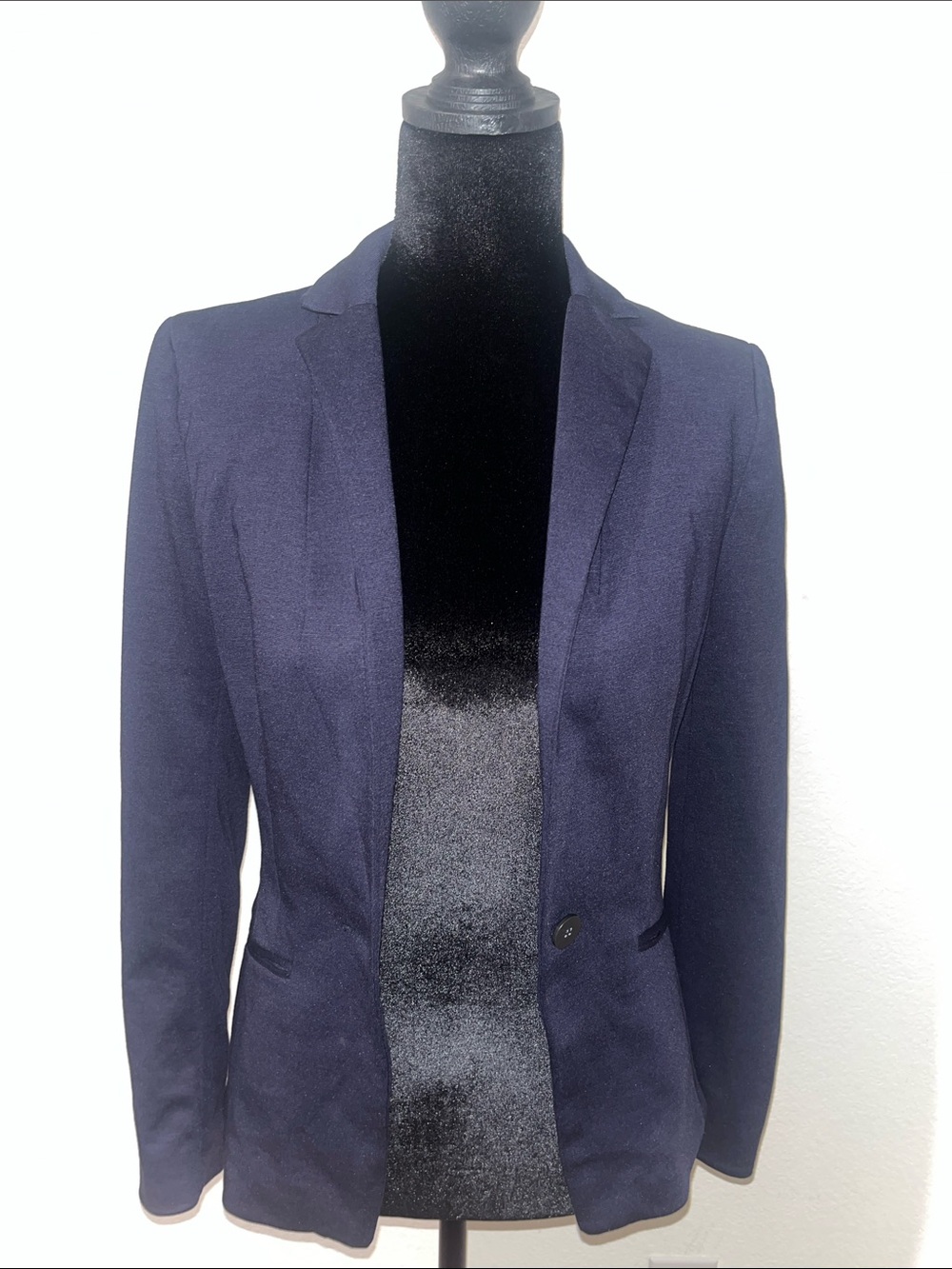 H&M Women's Navy Single-Button Blazer